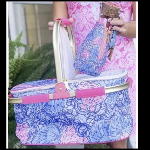 lilly pulitzer beach cooler bag